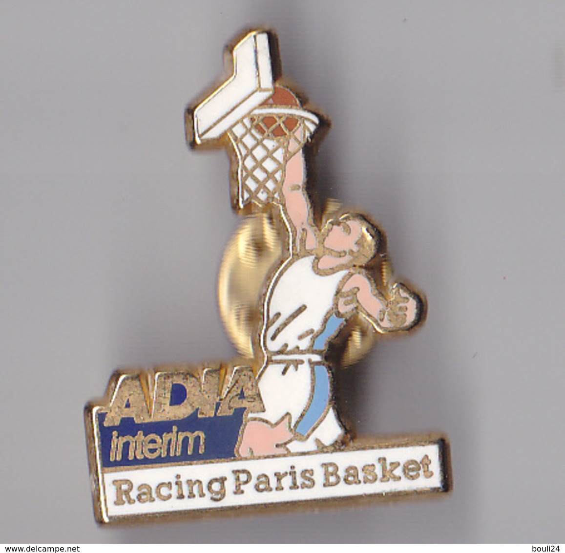 PIN'S THEME SPORT  BASKET  CLUB DE RACING  PARIS BASKET  SIGNE ARTHUS BERTRAND - Basketball