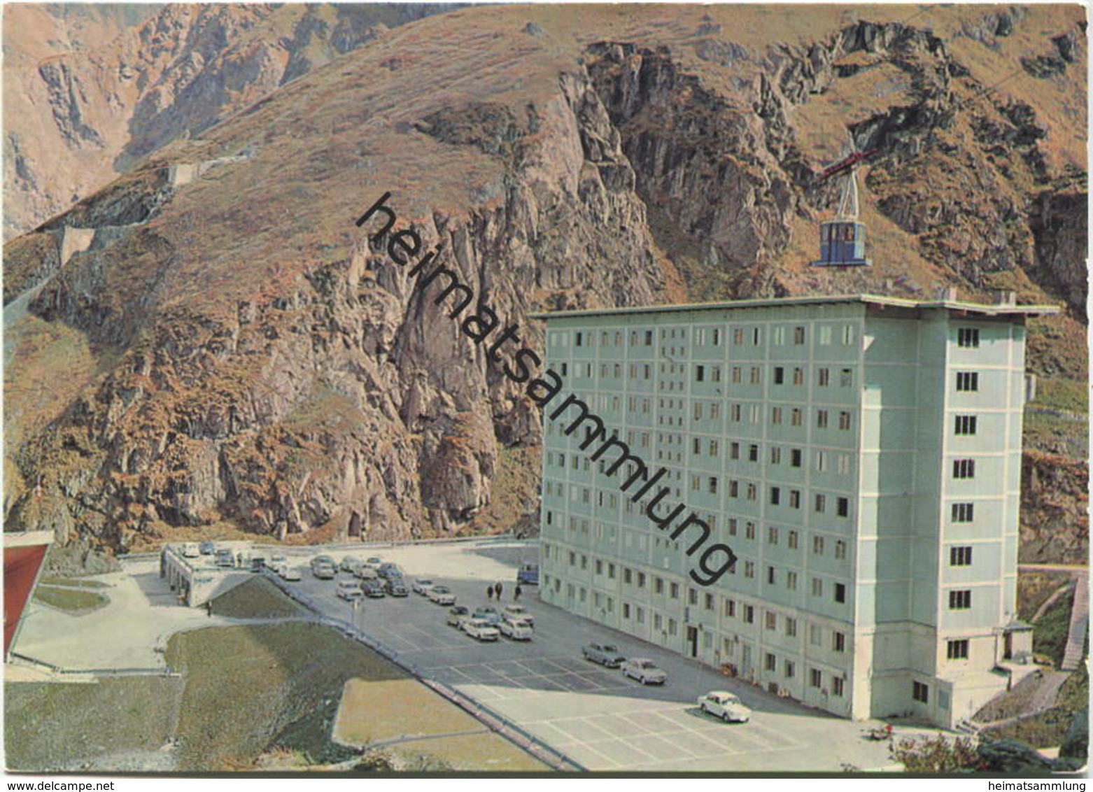 Hérémence - Hotel Du Barrage De La Grande Dixence Avec Le Téléphérique Du Lac Des Dix - Luftseilbahn - AK Grossformat - - Hérémence