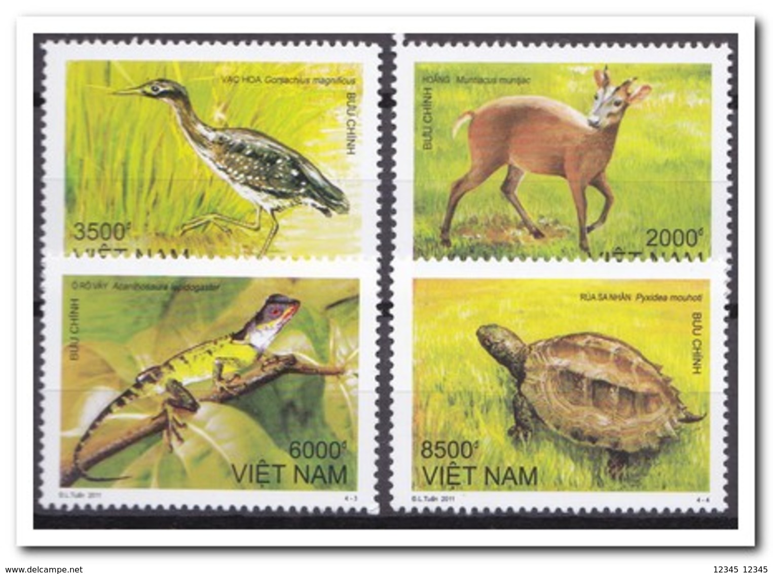 Vietnam 2011, Postfris MNH, Birds, Animals - Vietnam