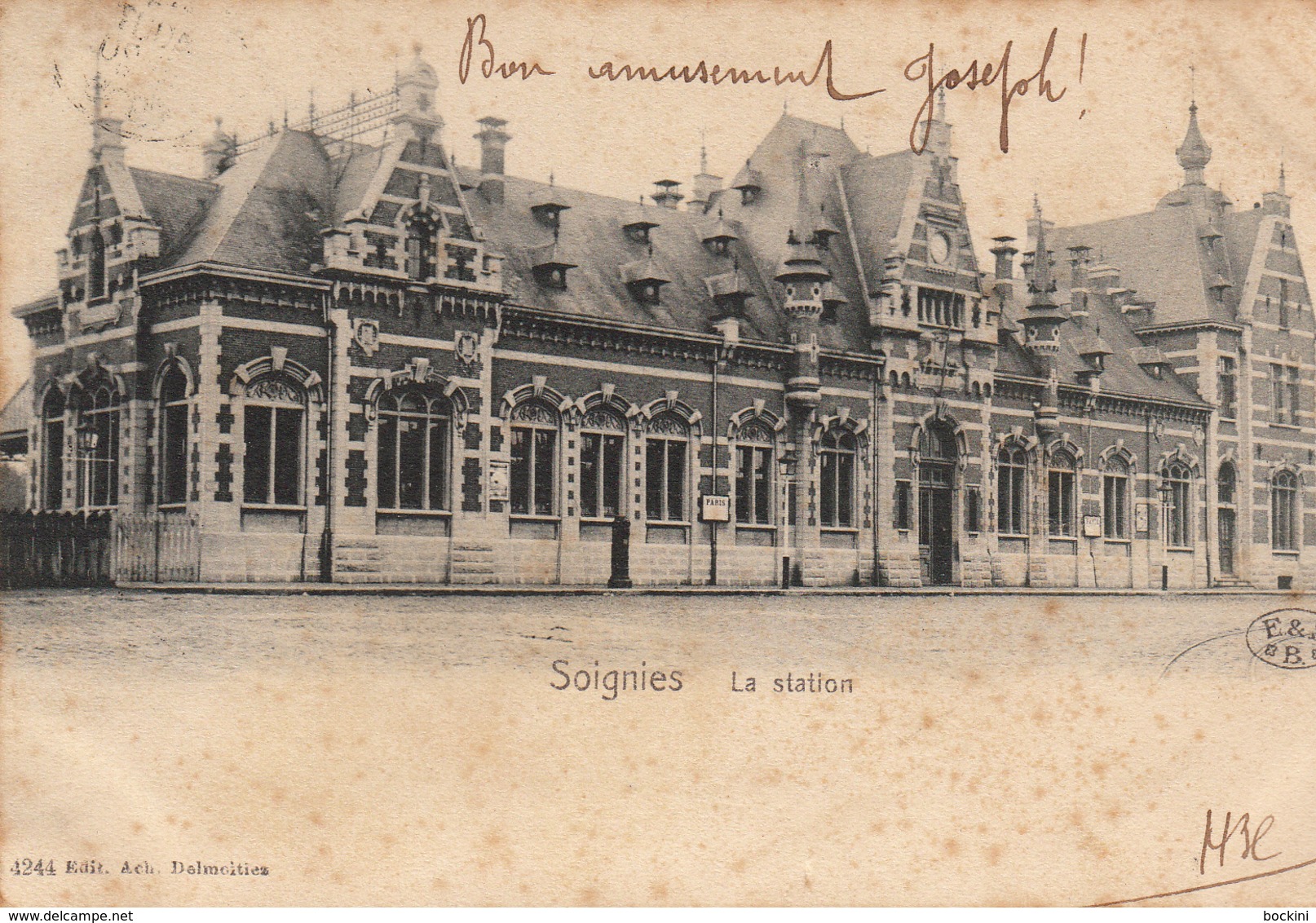 Soignies - La Station  - état Voir Scan. - Soignies