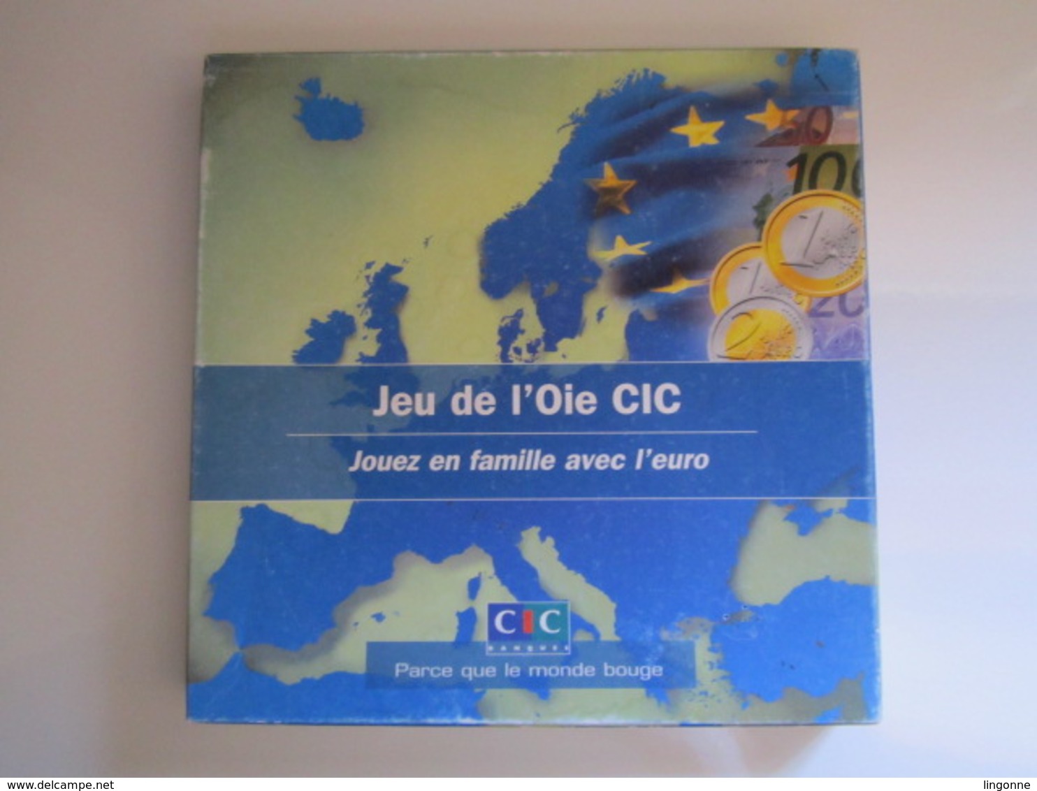 RARE JEU DE L'OIE CIC Jouez En Famille Avec L'euro Jeu Publicitaire BANQUE CIC - Autres & Non Classés