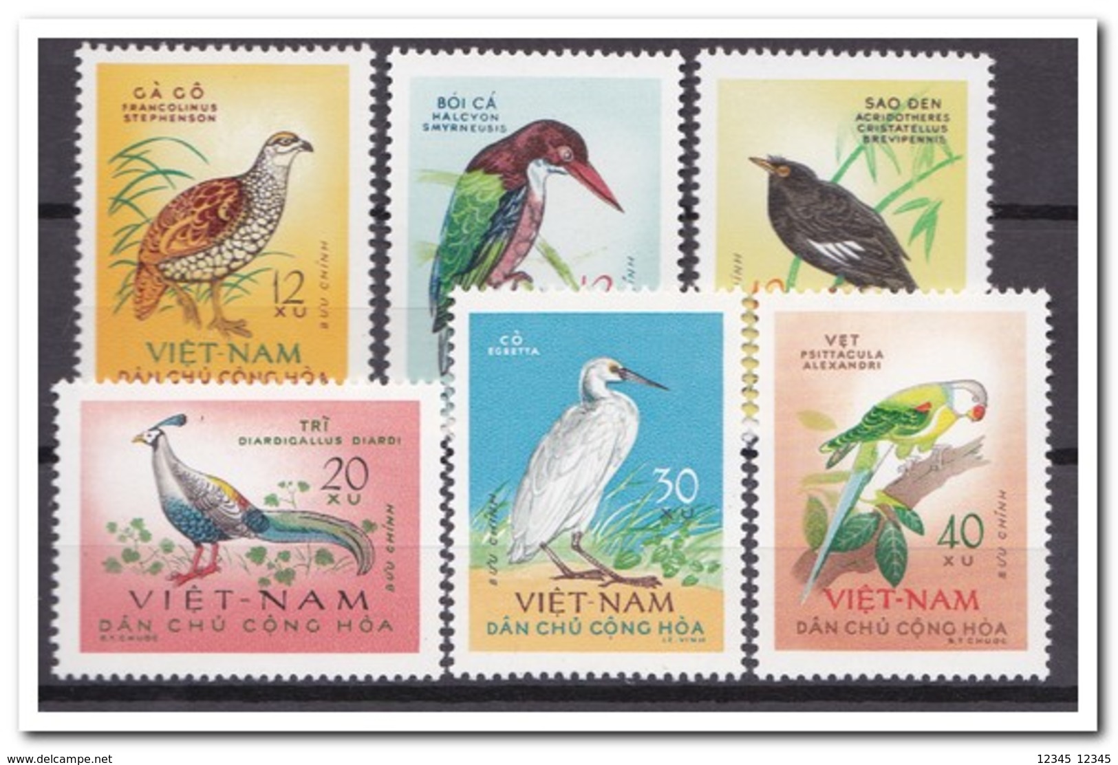 Vietnam 1963, Postfris MNH, Birds - Viêt-Nam