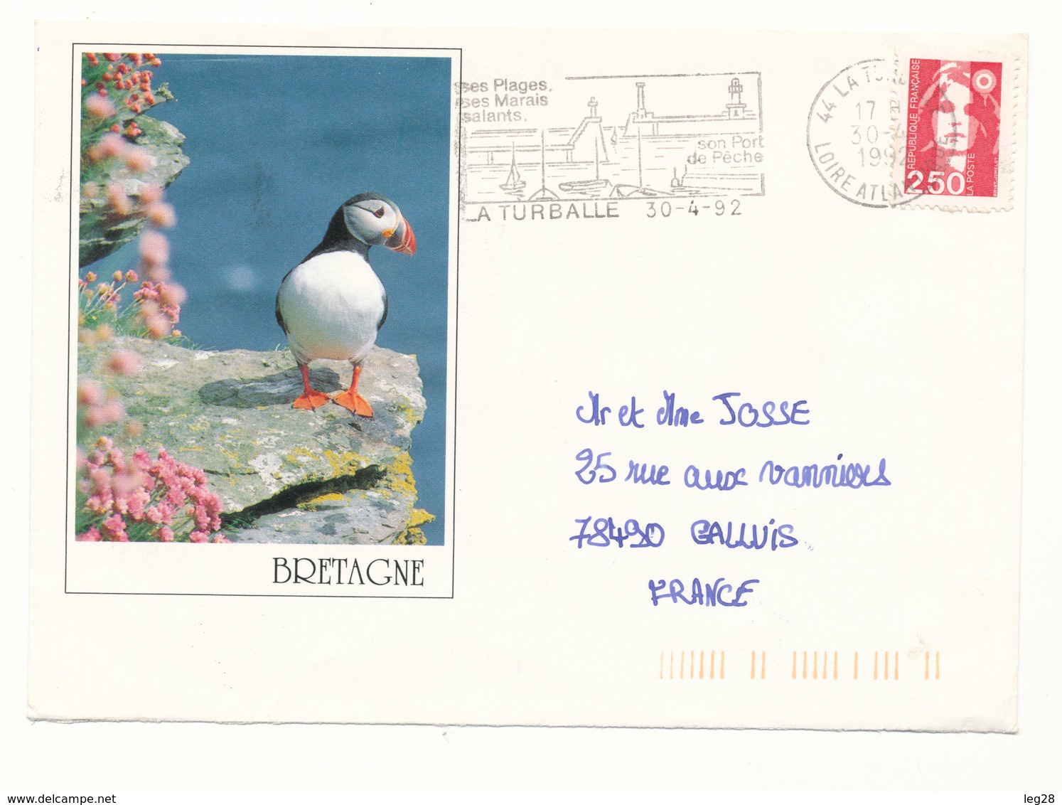 BRETAGNE - Overprinted Covers (before 1995)