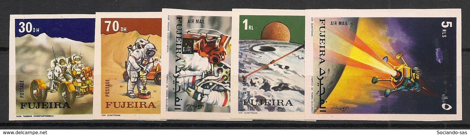 Fujeira - 1972 - N°Mi. 833B à 837B - Apollo 15 - Non Dentelé / Imperf. - Neuf Luxe ** / MNH / Postfrisch - Azië