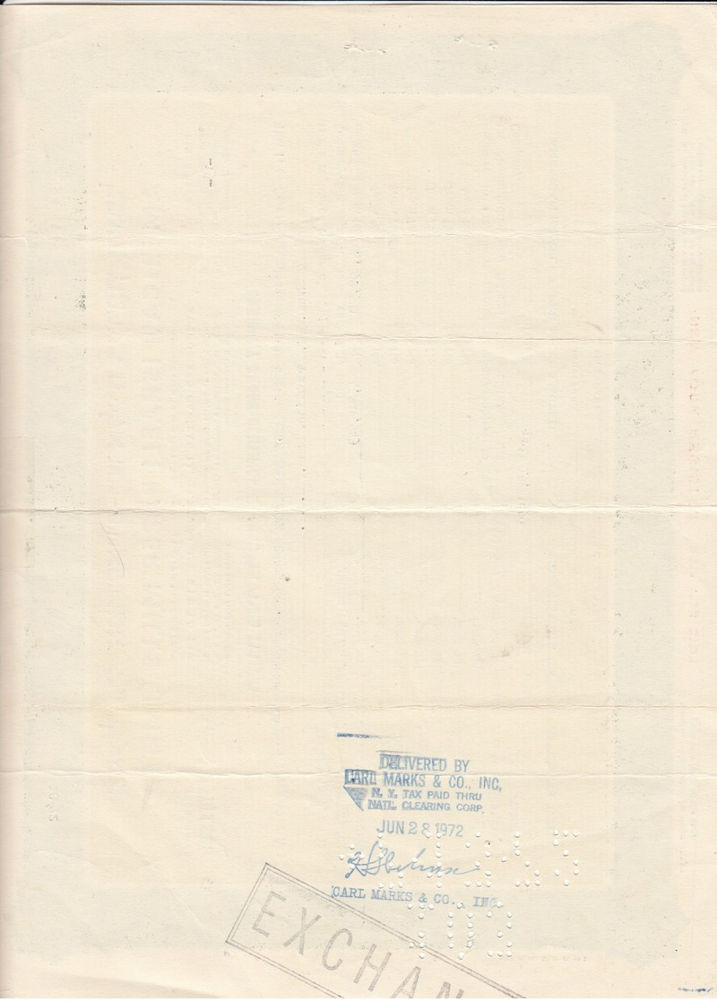 American Israeli Paper Mills Limited Stock Cetificate , 1959 - Israël