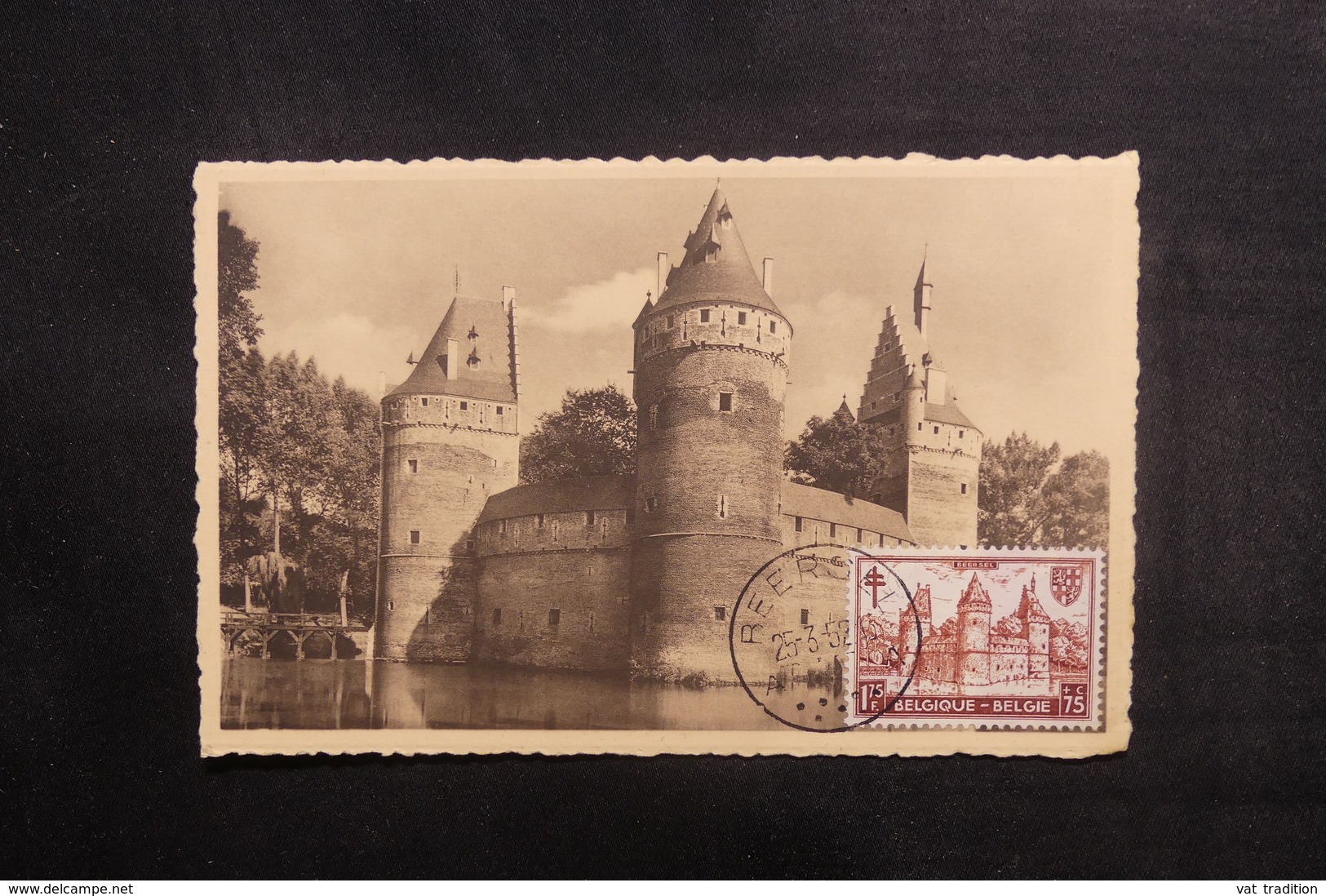 BELGIQUE - Carte Maximum 1952 - Château De Beersel - L 38332 - 1951-1960