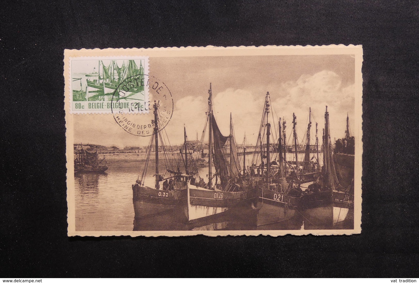 BELGIQUE - Carte Maximum - Barques De Pêche - L 38333 - 1951-1960