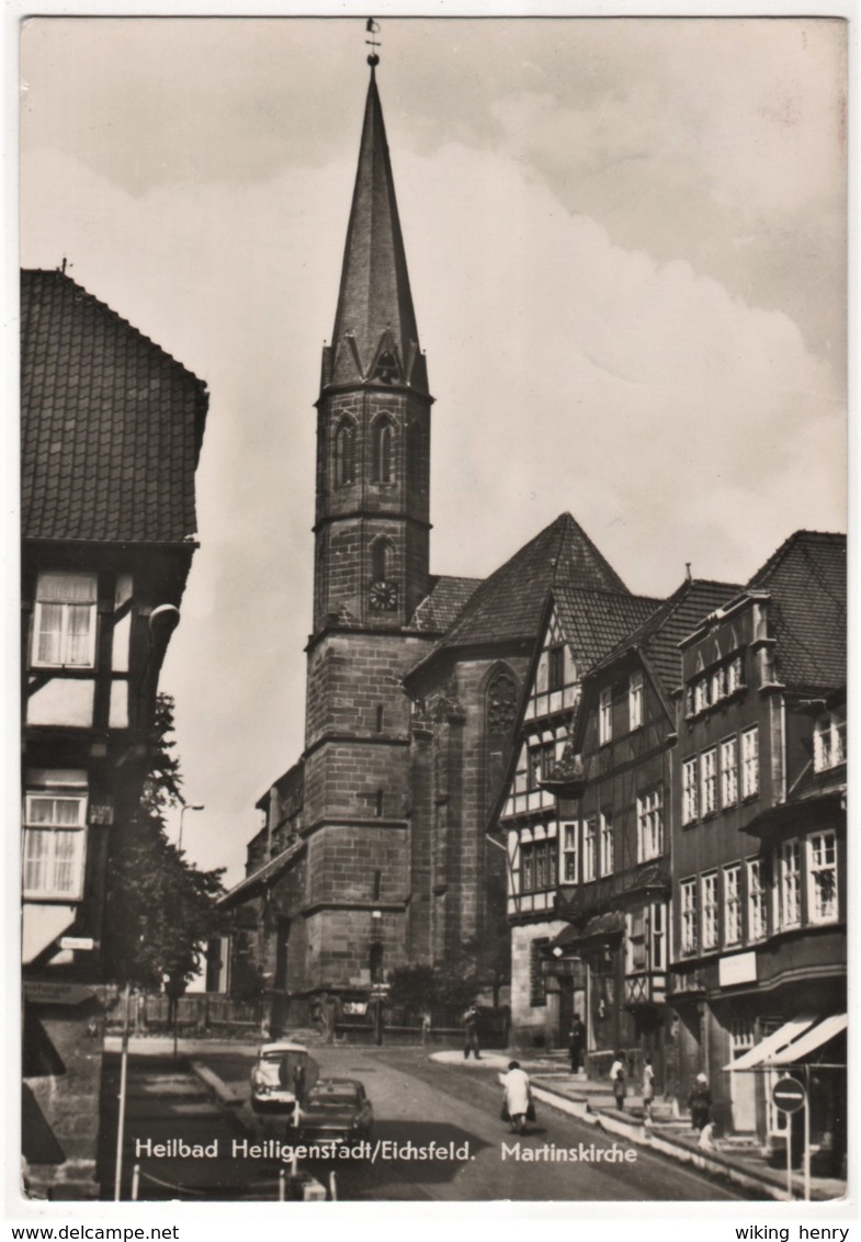 Heiligenstadt / Eichsfeld - S/w Martinskirche 1 - Heiligenstadt