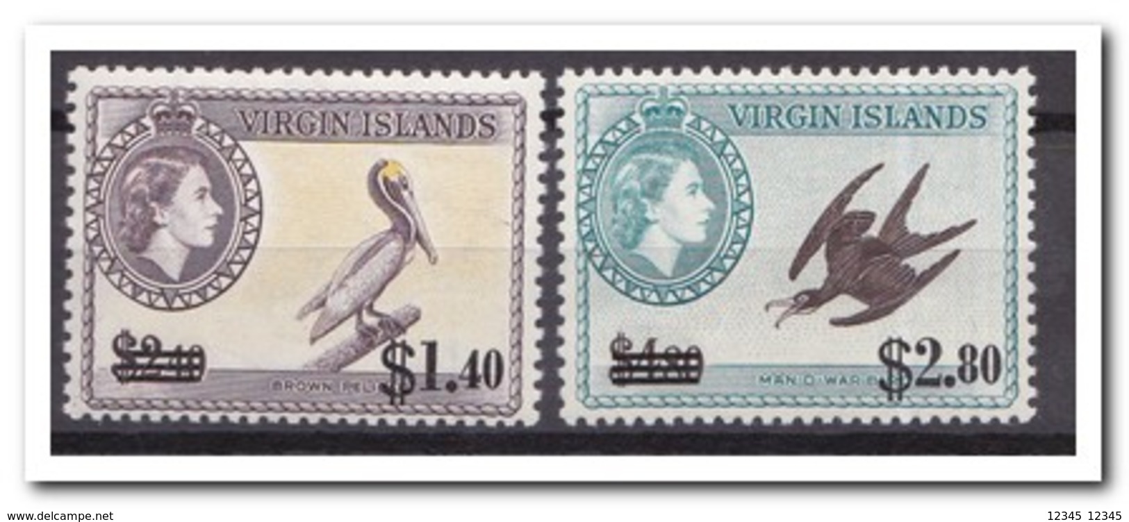 Britse Maagdeneilanden 1962, Postfris MNH, Birds - British Virgin Islands