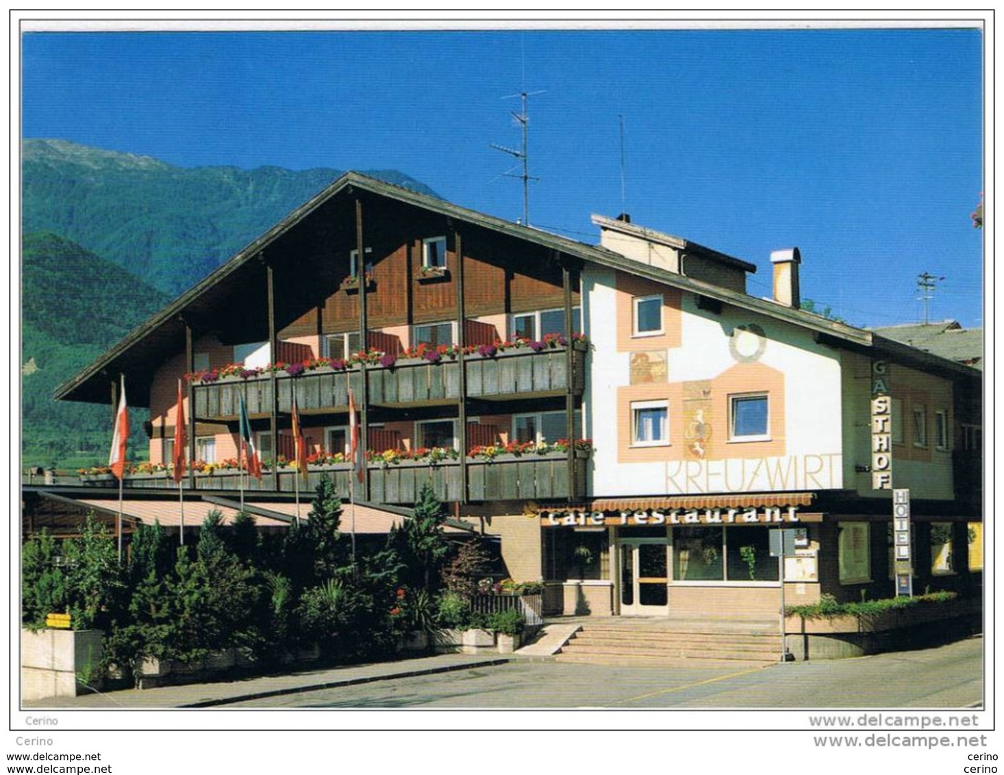 NATURNO (BZ):   HOTEL  KREUZWIRT  -  PER  LA  SVIZZERA  -  FG - Hoteles & Restaurantes