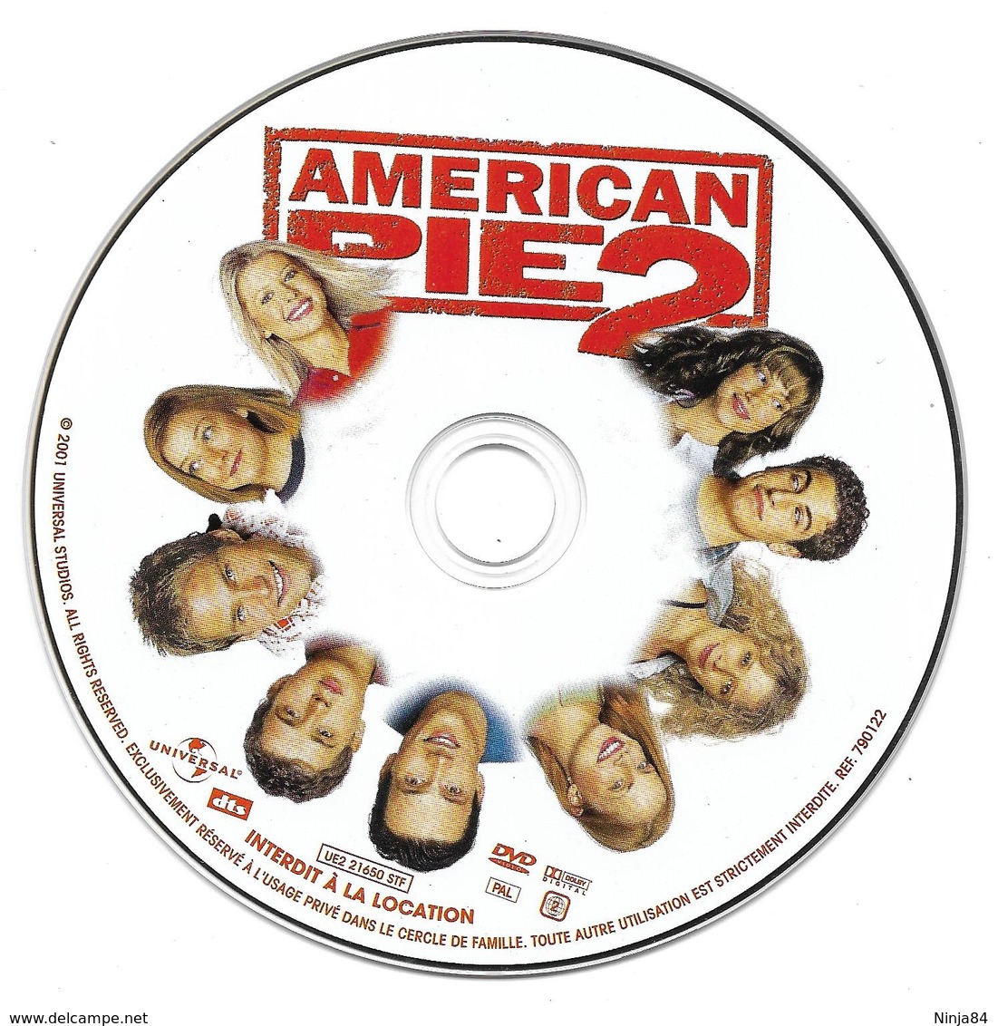 DVD J. B. Rogers  "  Amercian Pie 2  " - Comédie