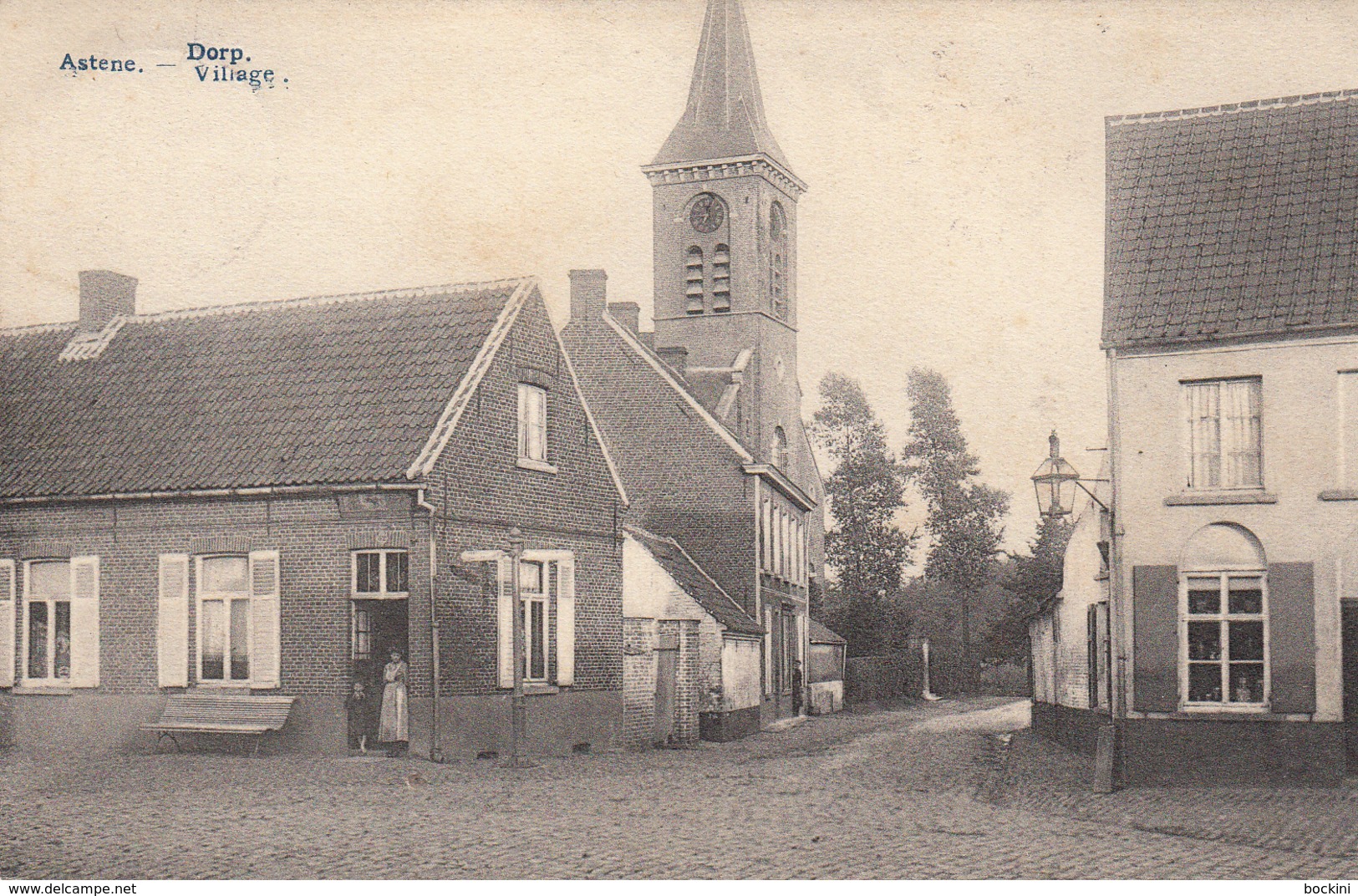 Astene - Dorp, Village -  Carte  Animée  - état Voir Scan. - Deinze