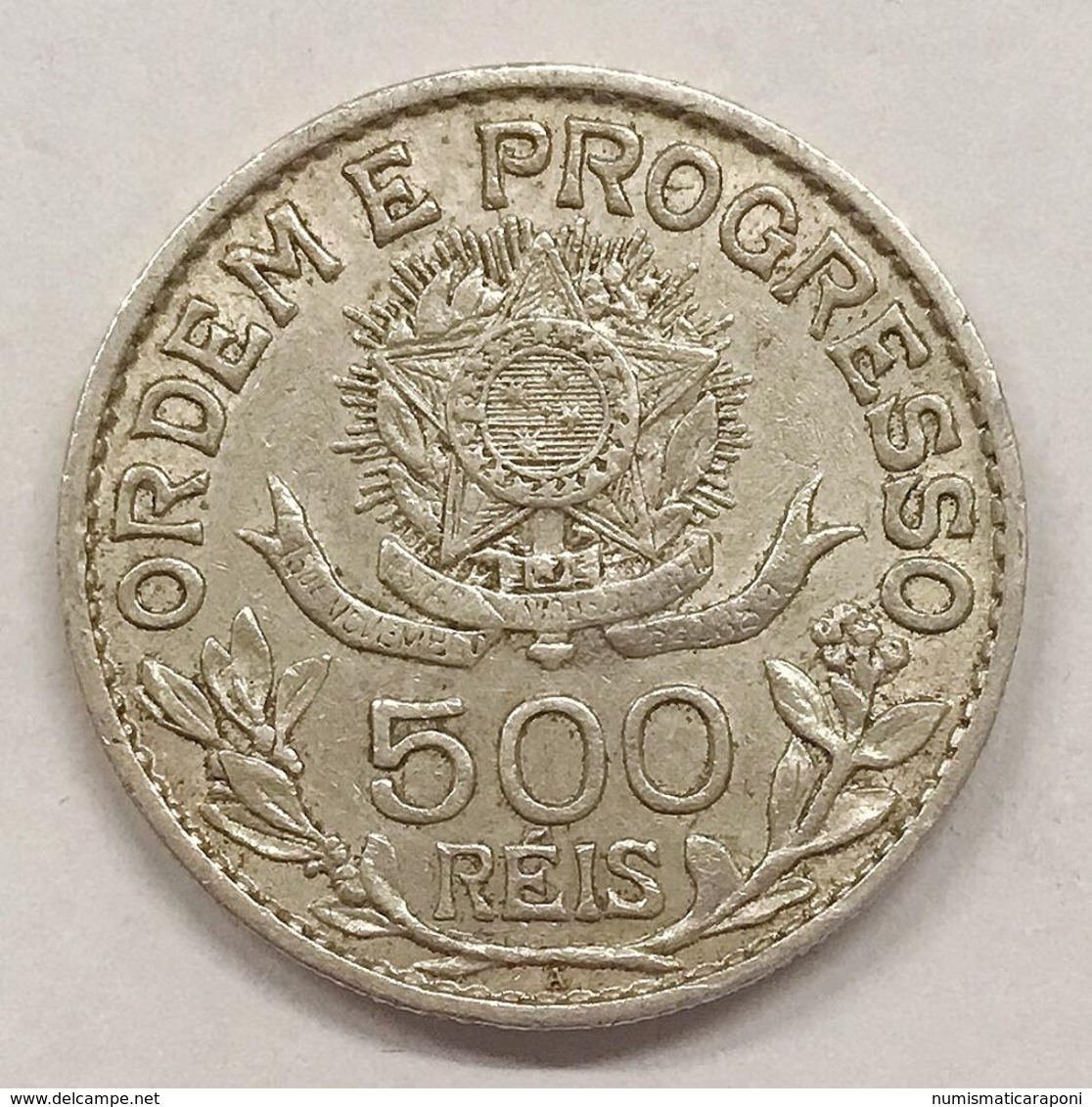 Brasile Brazil 500 Réis 1913 D.459 - Brasile