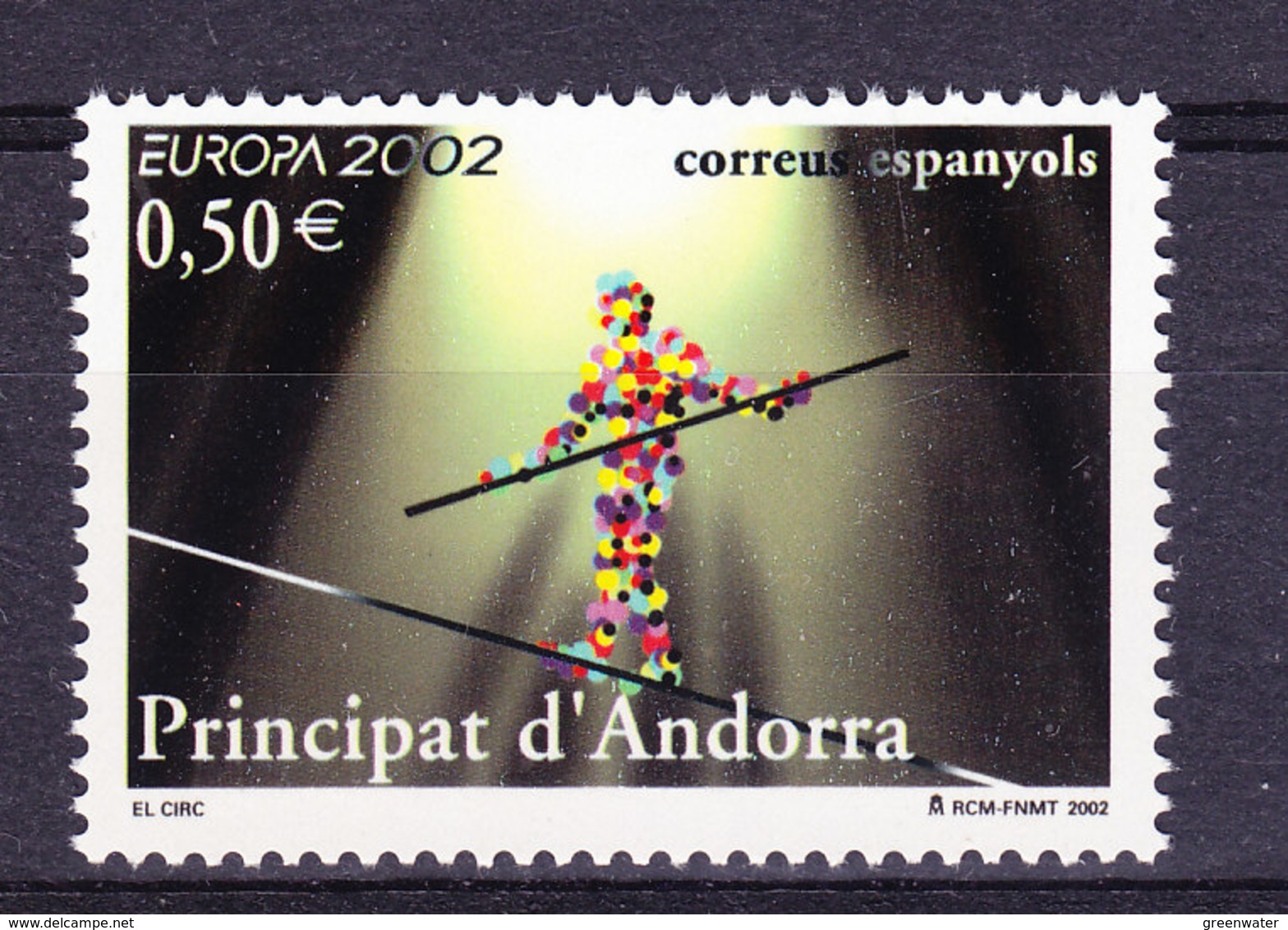 Europa Cept 2002 Andorra Sp. 1v  ** Mnh (44106) GALAXY PRICE - 2002