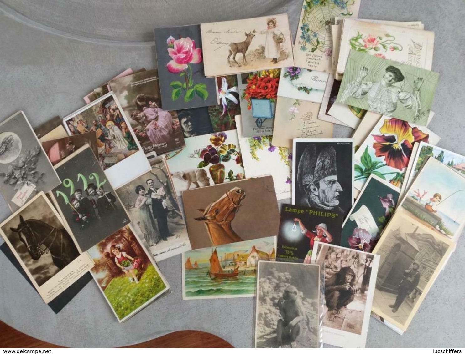 Déstockage - Lot De 150 Cartes Fantaisie - Femmes, Fleurs, Animaux, Illustratiopns... - 100 - 499 Cartes