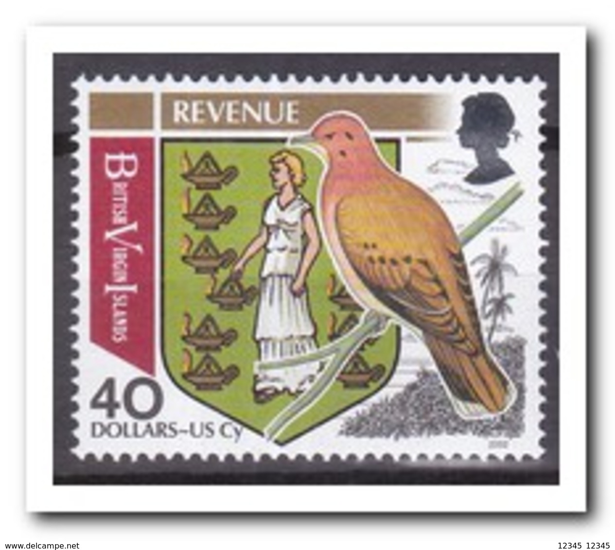 Britse Maagdeneilanden 2002, Postfris MNH, Birds ( 40 Dollars ) - Britse Maagdeneilanden