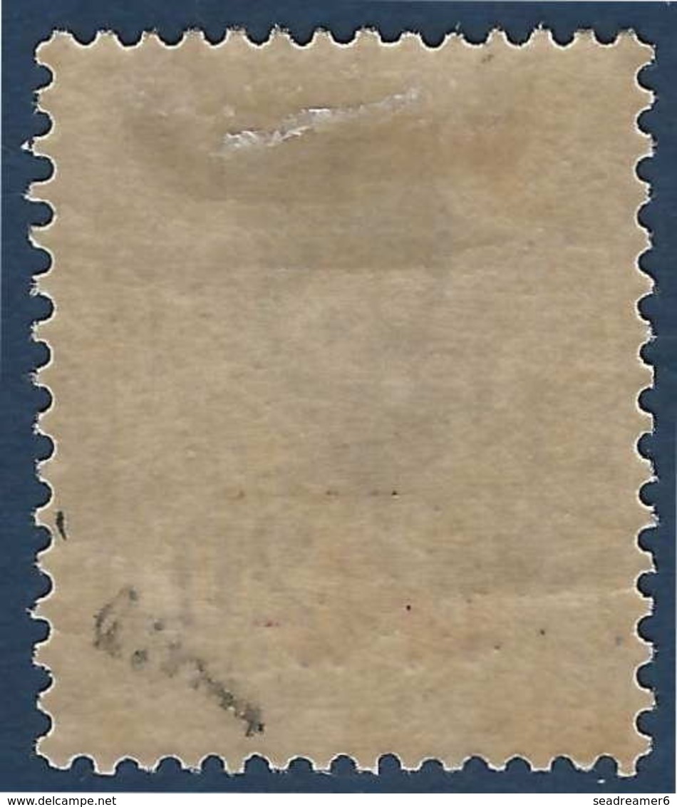 France Colonies Hoi Hao N°72a* Sans S A Cents RR Signé Brun - Nuevos