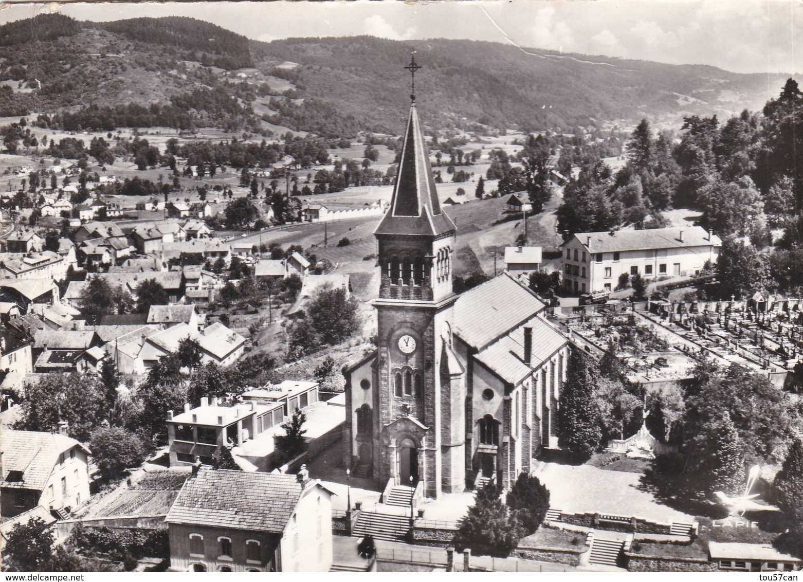 LE THILLOT - VOSGES -  (88)  - CPSM DENTELÉE. - Le Thillot