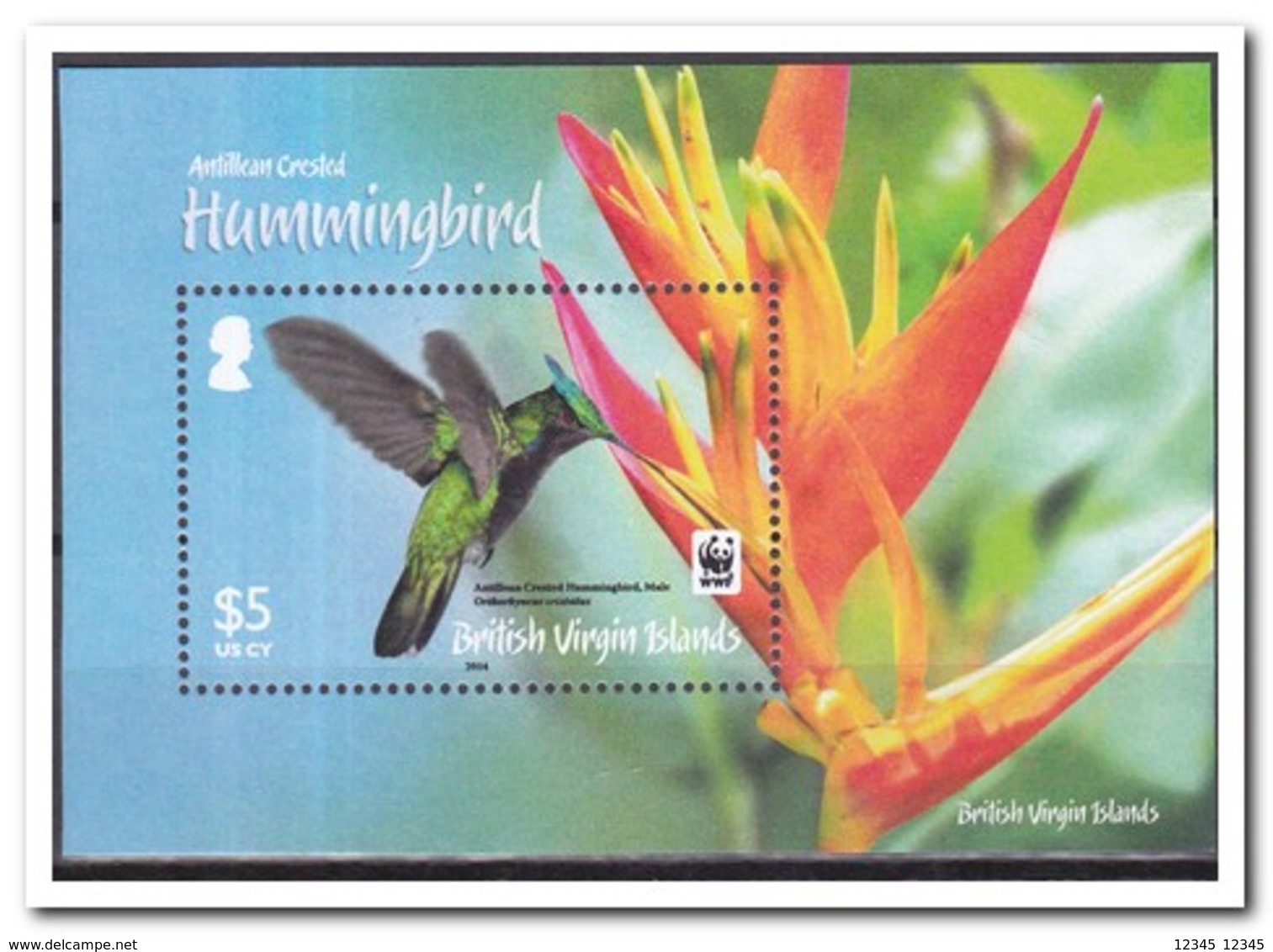 Britse Maagdeneilanden 2014, Postfris MNH, Birds - British Virgin Islands