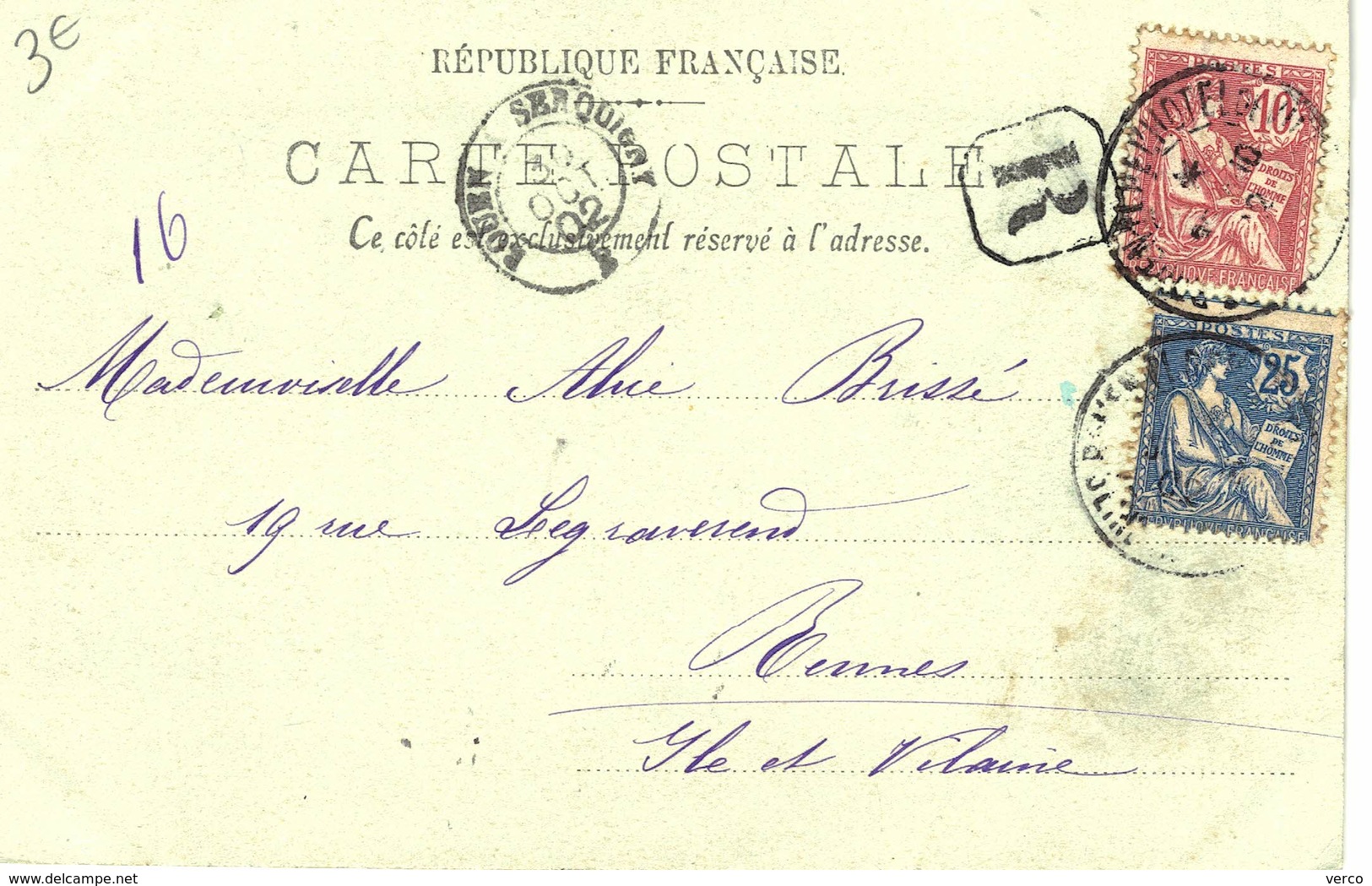 CARTE Postale Ancienne  De ROUEN - Hotel De Bourgtheroule - Rouen