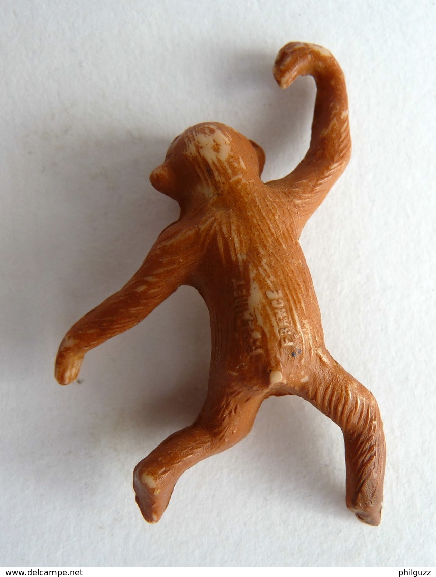 Figurine CLAIRET  - ANIMAUX Animal - LE ZOO - 73 SINGE Pas Starlux Elastolin Ougen Jim Cyrnos - Autres & Non Classés