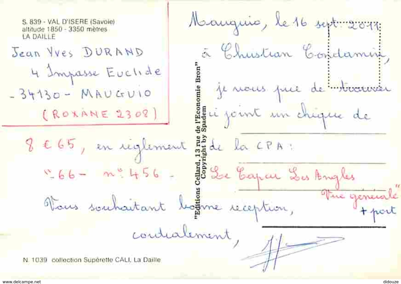 73 - Val D'Isère - La Daille - Voir Scans Recto-Verso - Val D'Isere