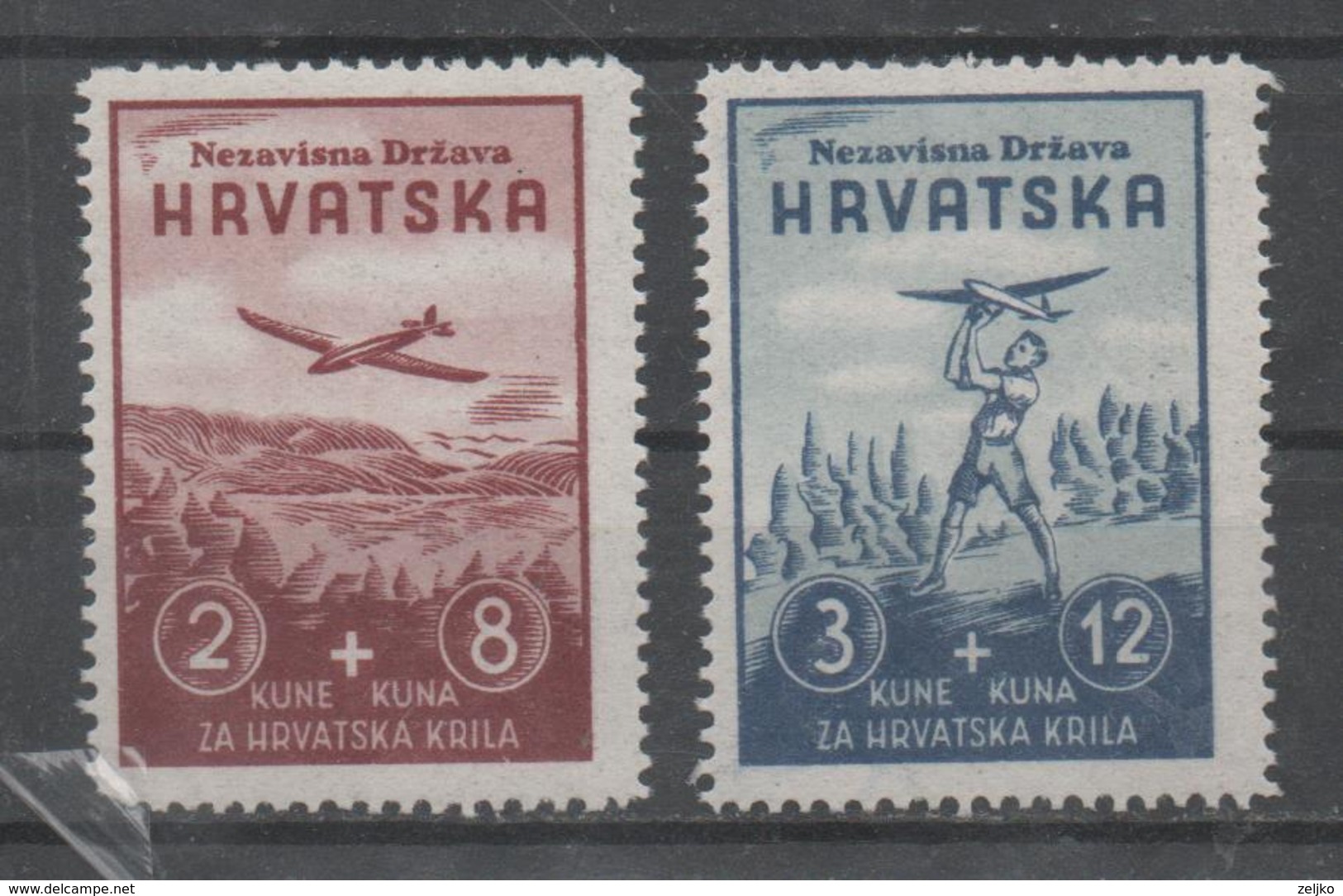 Croatia NDH, MNH, 1942, Michel 76_77 - Croatia