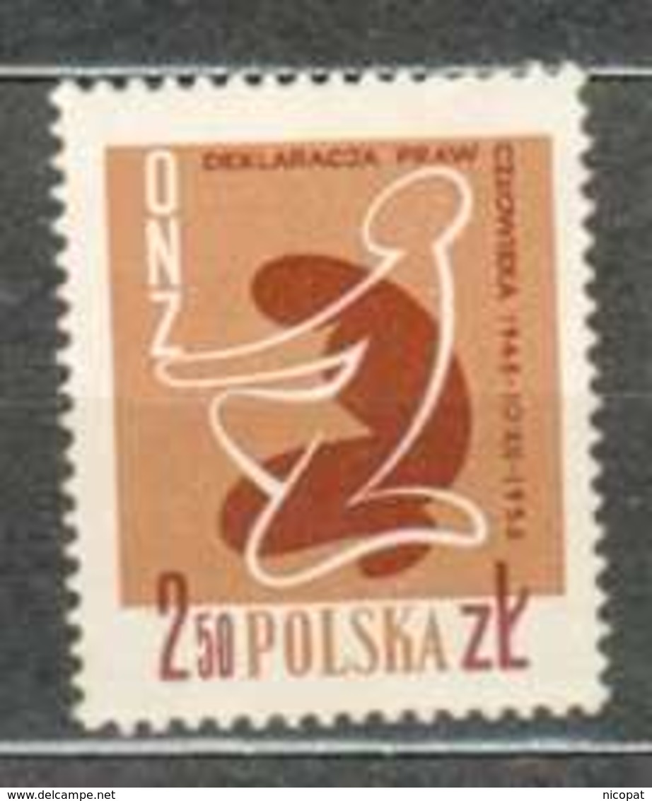 POLAND MNH ** 950 ANNIVERSAIRE DE LA DECLARATION UNIVERSELLE DES DROITS DE L'HOMME - Neufs