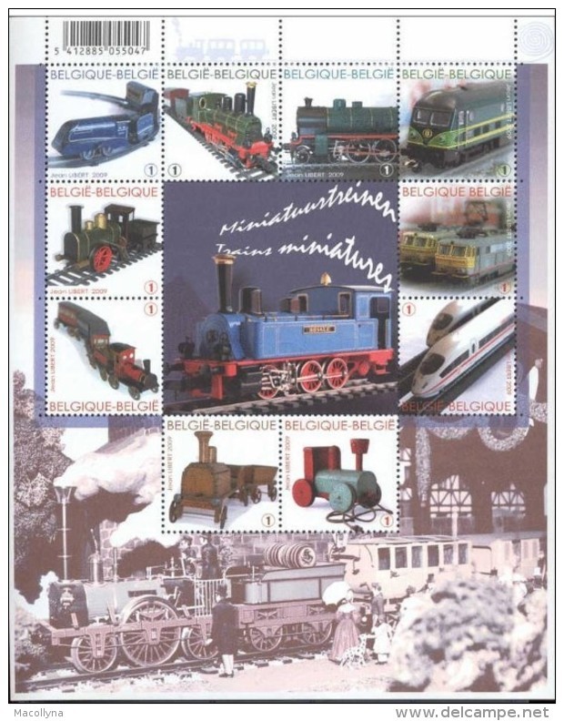 Blok 174** Miniatuurtreinen - Bloc 174 Xx Trains Miniatures - BF 174 MNH 3958/67** - 1961-2001