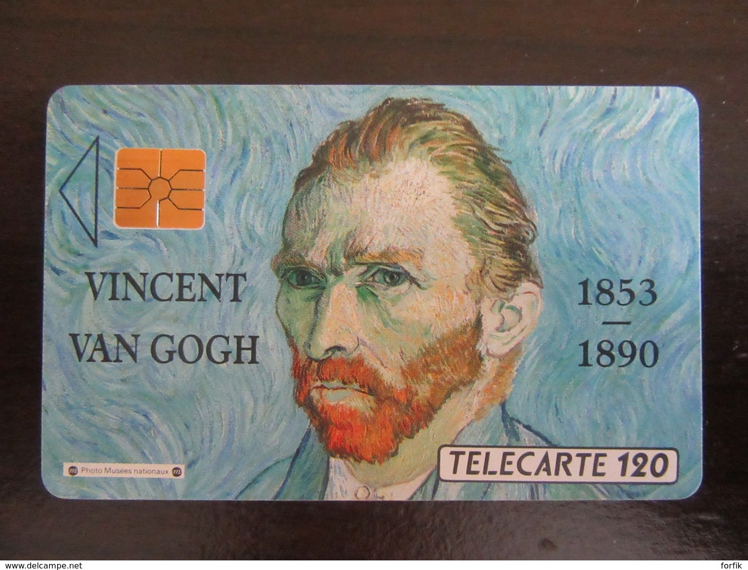 Télécarte Vincent Van Gogh F114 - SO2 - 120U - 4 N° PE 2076 - TBE - 1990
