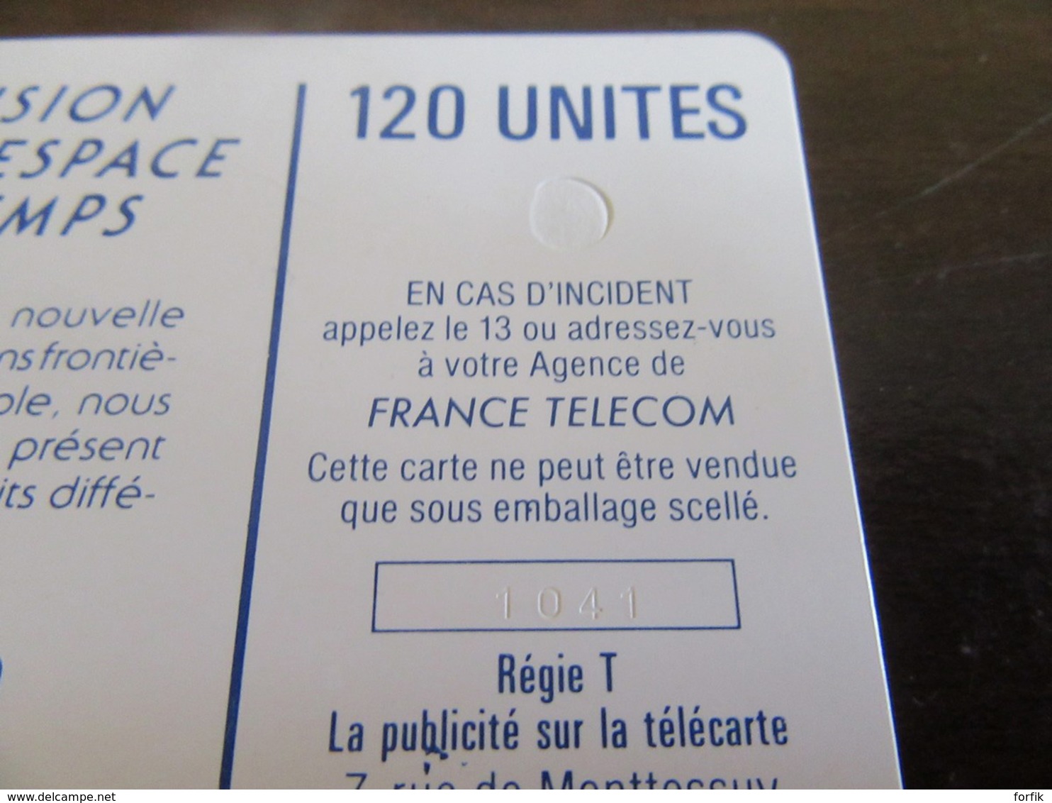 4 Télécartes 4e Dimension F36, F37, F38, F39 - 50U Et 120U - 4 N° PE 1005, 1024, 1041, 1056 - 1988