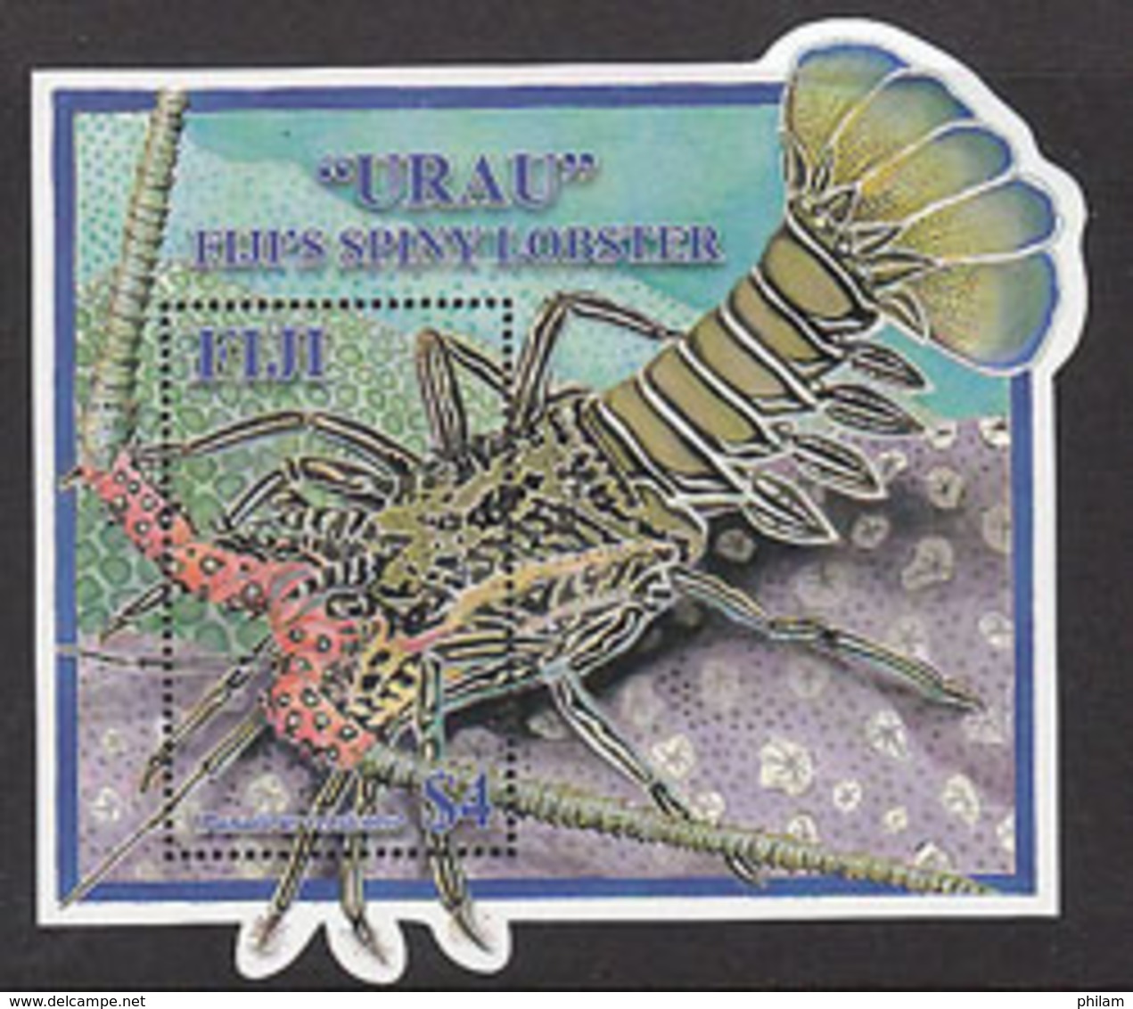 FIDJI 2008 - Hurau - Homard Spiny De Fiji - Bloc - Fidji (1970-...)