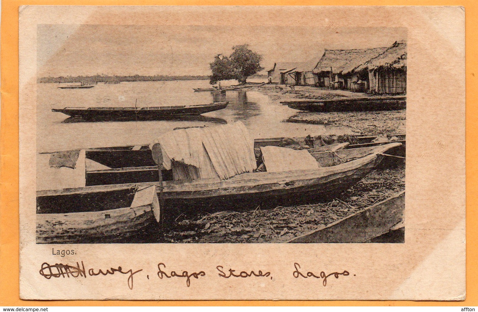 Lagos Nigeria 1905 Postcard Mailed - Nigeria