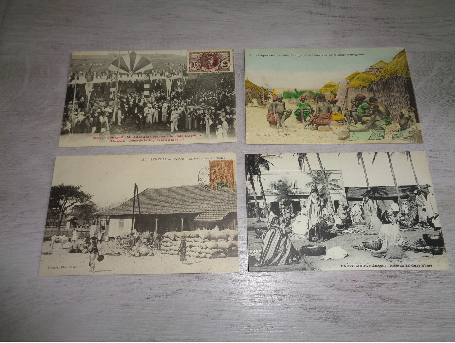 Beau Lot De 60 Cartes Postales D' Afrique Africa Afrika  Seins Nus Nu  Dakar  Sénégal  Saint Louis - 5 - 99 Cartes