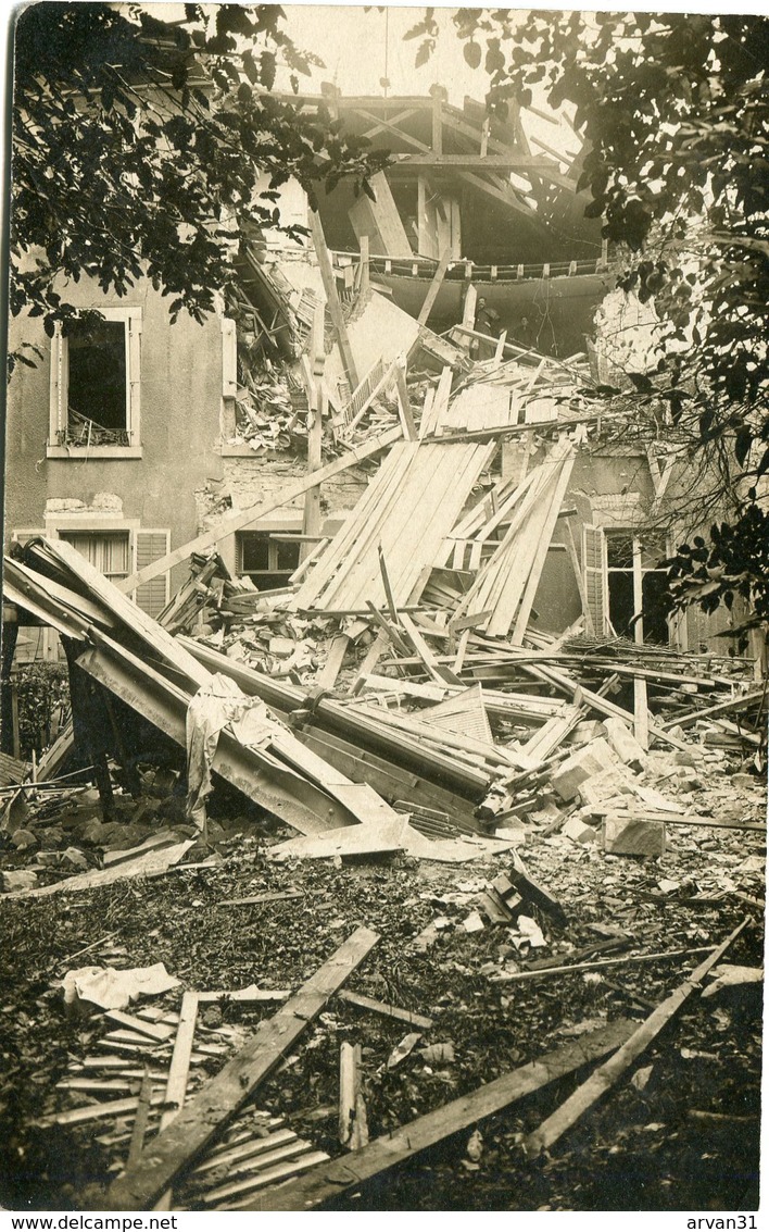 NANCY - TRES RARE CARTE PHOTO Du PRESBYTERE De La PAROISSE St JOSEPH - 16 OCTOBRE 1917 - - Nancy