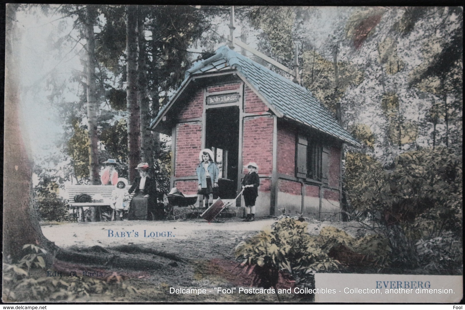 Everberg Kasteel De Merode Baby’s Lodge Château Castle Family Picture Before 1911 Belgian Nobility - Kortenberg