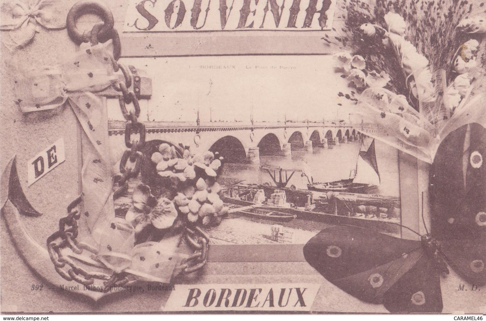 CPA - Souvenir De BORDEAUX - Bordeaux