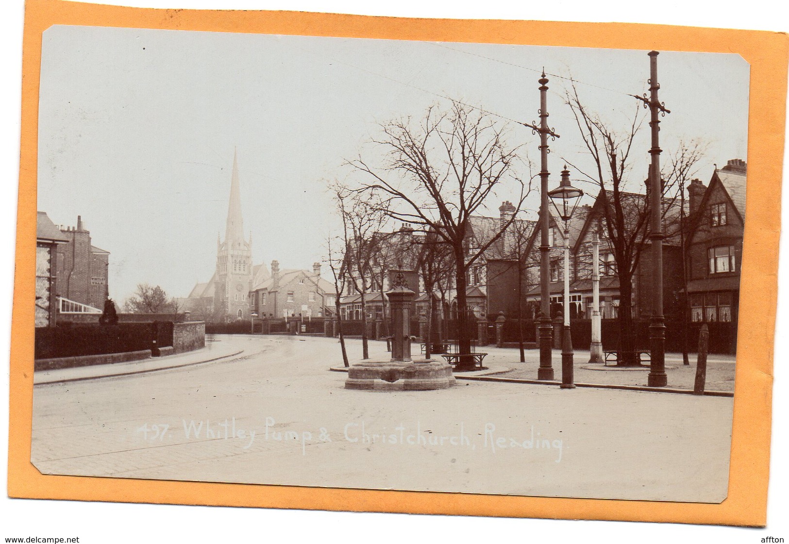 Reading UK 1908 Real Photo Postcard - Reading