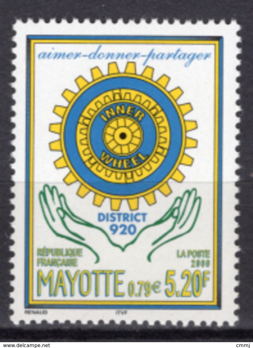 2000 - MAYOTTE - Catg.. Mi. 81 -  NH - (I-SRA3207.54) - Unused Stamps