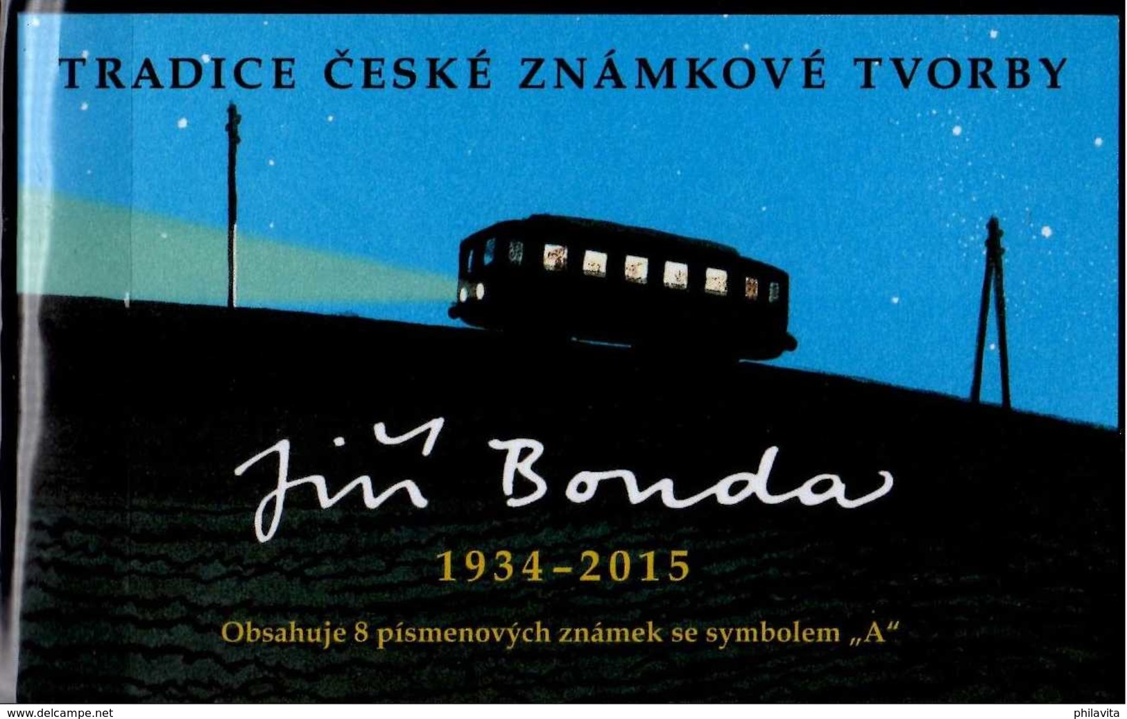 2018 Czech Rep. - History Of Czech Stamps Art -Juri Bouda Graphic, Locomotive Train Booklet MNH** MI MH 198 - Ungebraucht