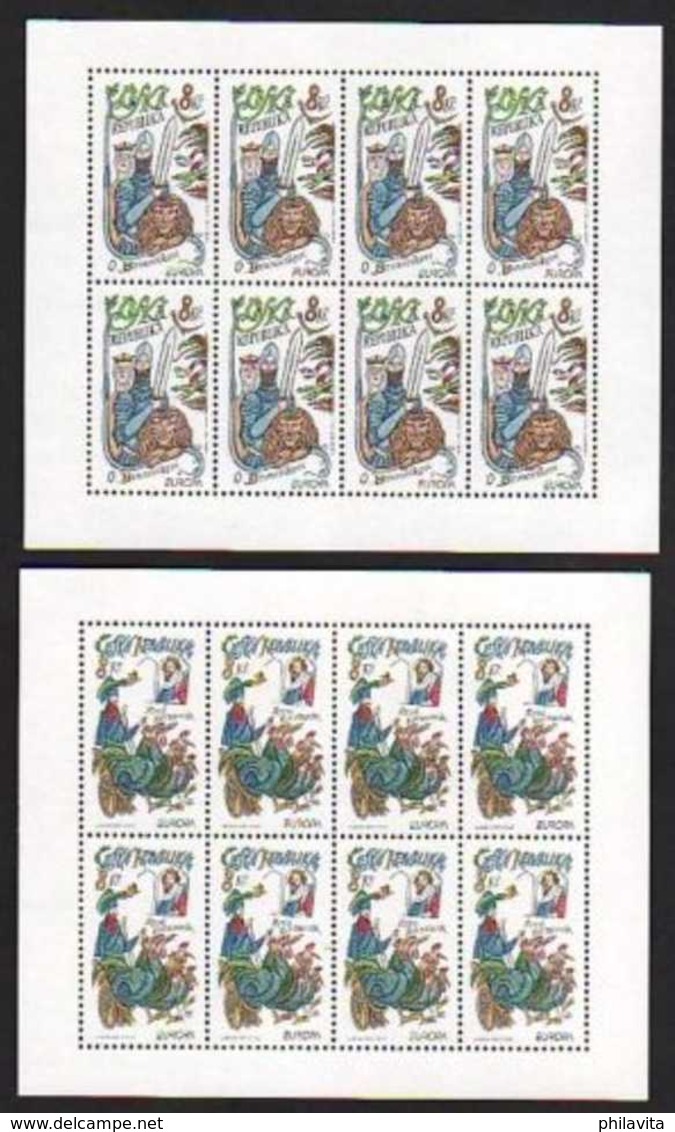 1997 Czech Republic Europa CEPT Legends- Set Of Sheetlets / KB Satz - Paper - MNH** MI 144-145 - Ungebraucht