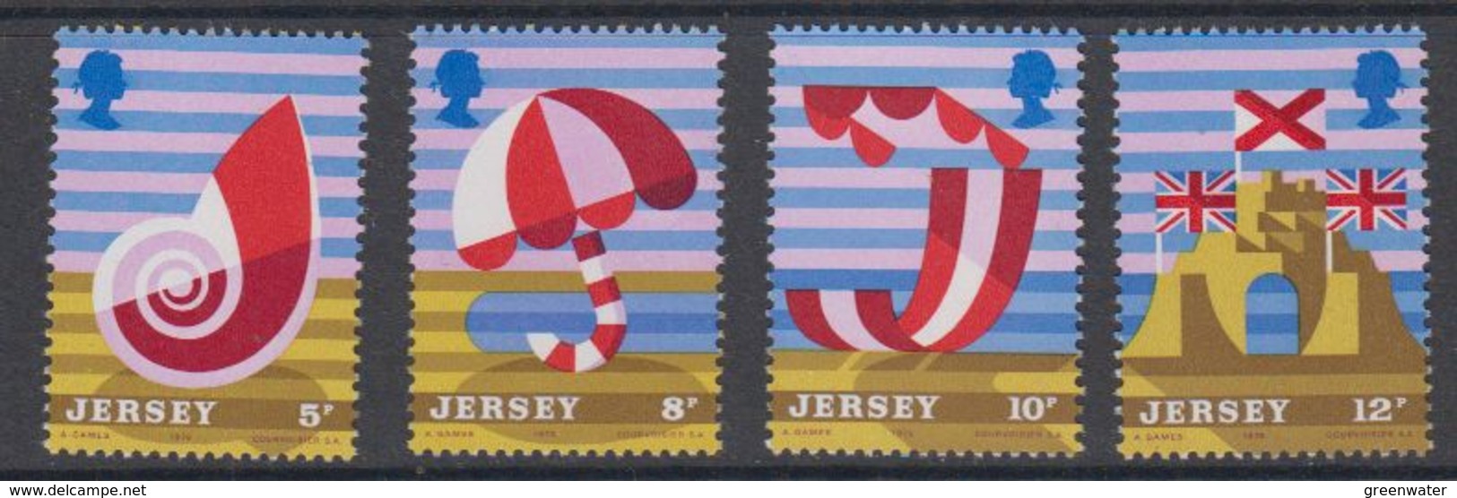 Jersey 1975 Holiday 4v ** Mnh (44108E) - Jersey