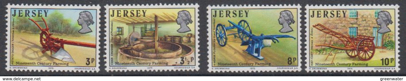 Jersey 1975 Farming 4v ** Mnh (44108F) - Jersey