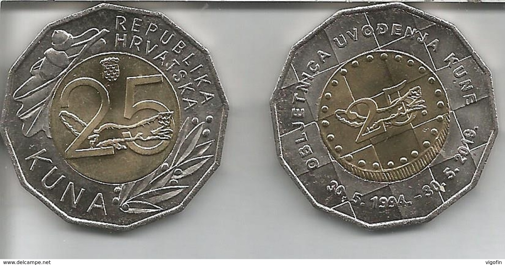 HR 2019 25 KUNA, 25years Of Kuna - Croatia