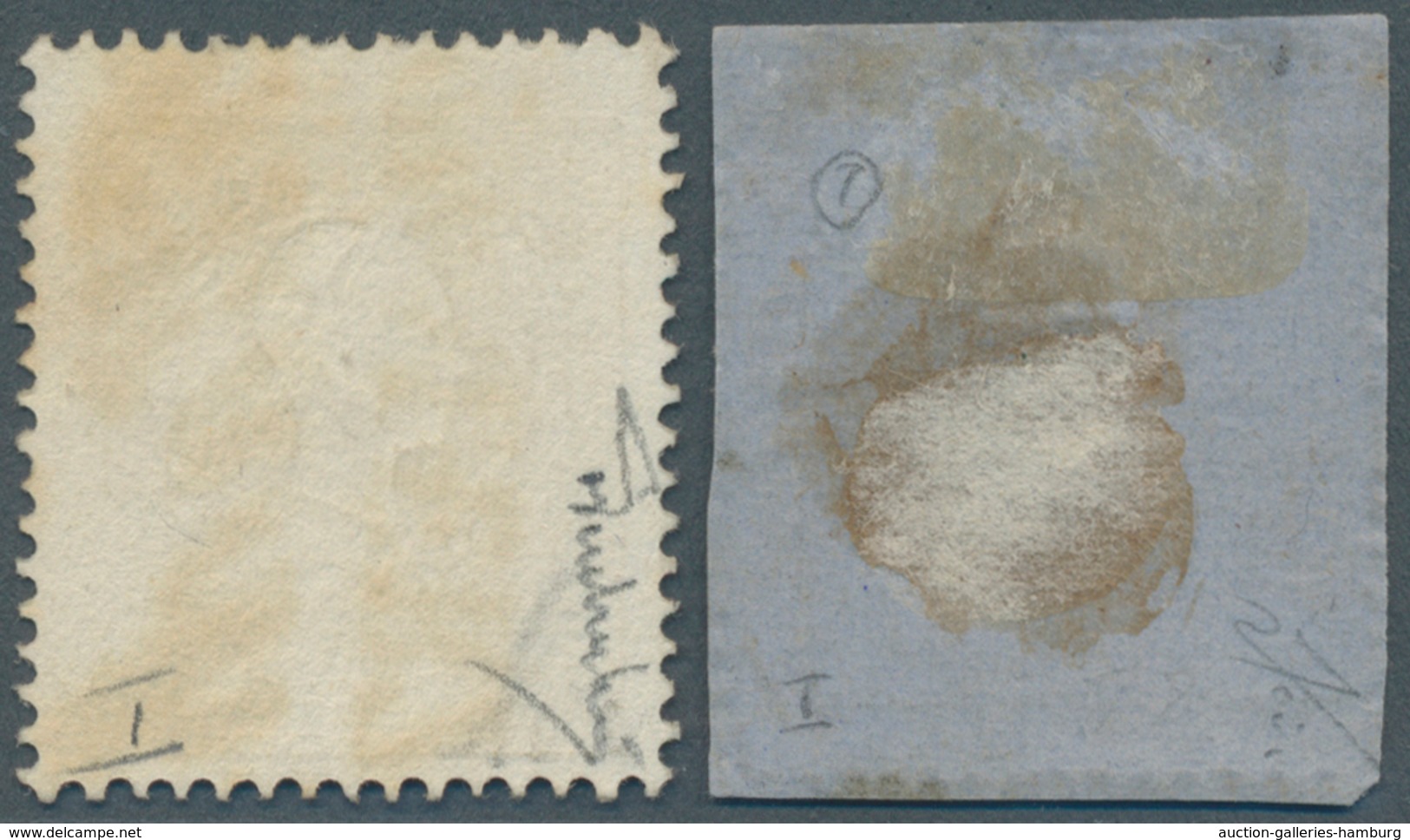 Österreich: 1858, 2 Kr Gelb, Type I Auf Briefstück Mit Teilstempel Wien Sowie 2 Kr Dunkelgelb, Type - Neufs