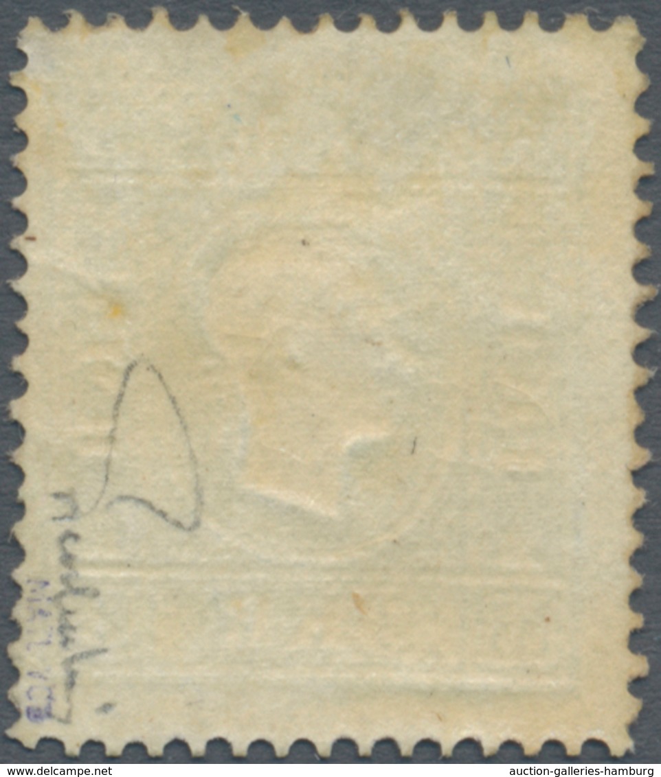 Österreich: 1858, 3 Kr Bläulichgrün, Ungebraucht Mit Vollem, Im Oberen Bereich Etwas Transaprentem O - Unused Stamps