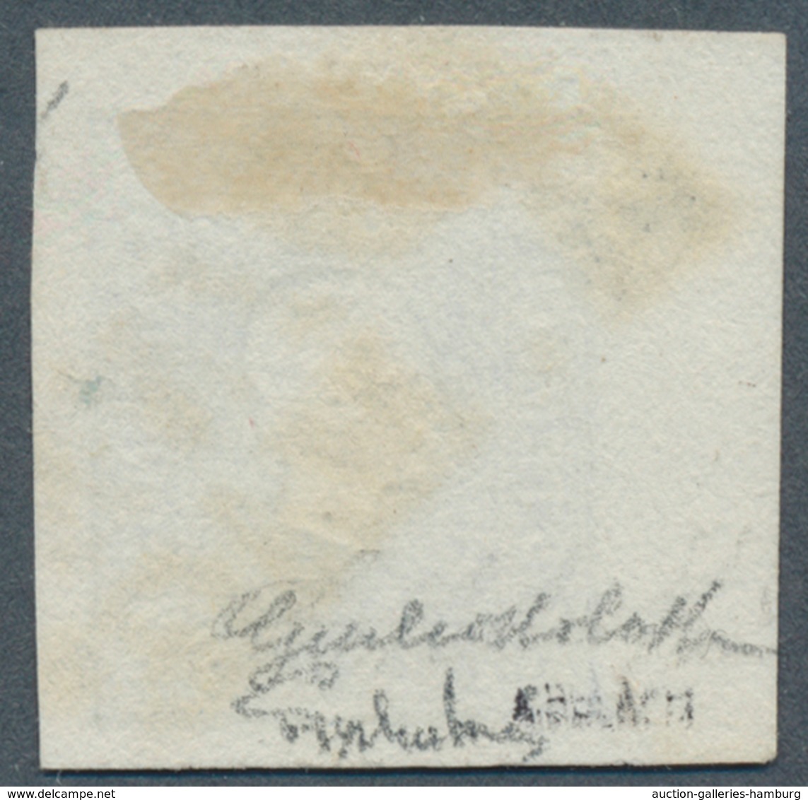 Österreich: 1858, (1,05 Kreuzer/Soldi) Blau Zeitungsmarke, Type I, Allseits Breit- Bis überrandig Vo - Unused Stamps