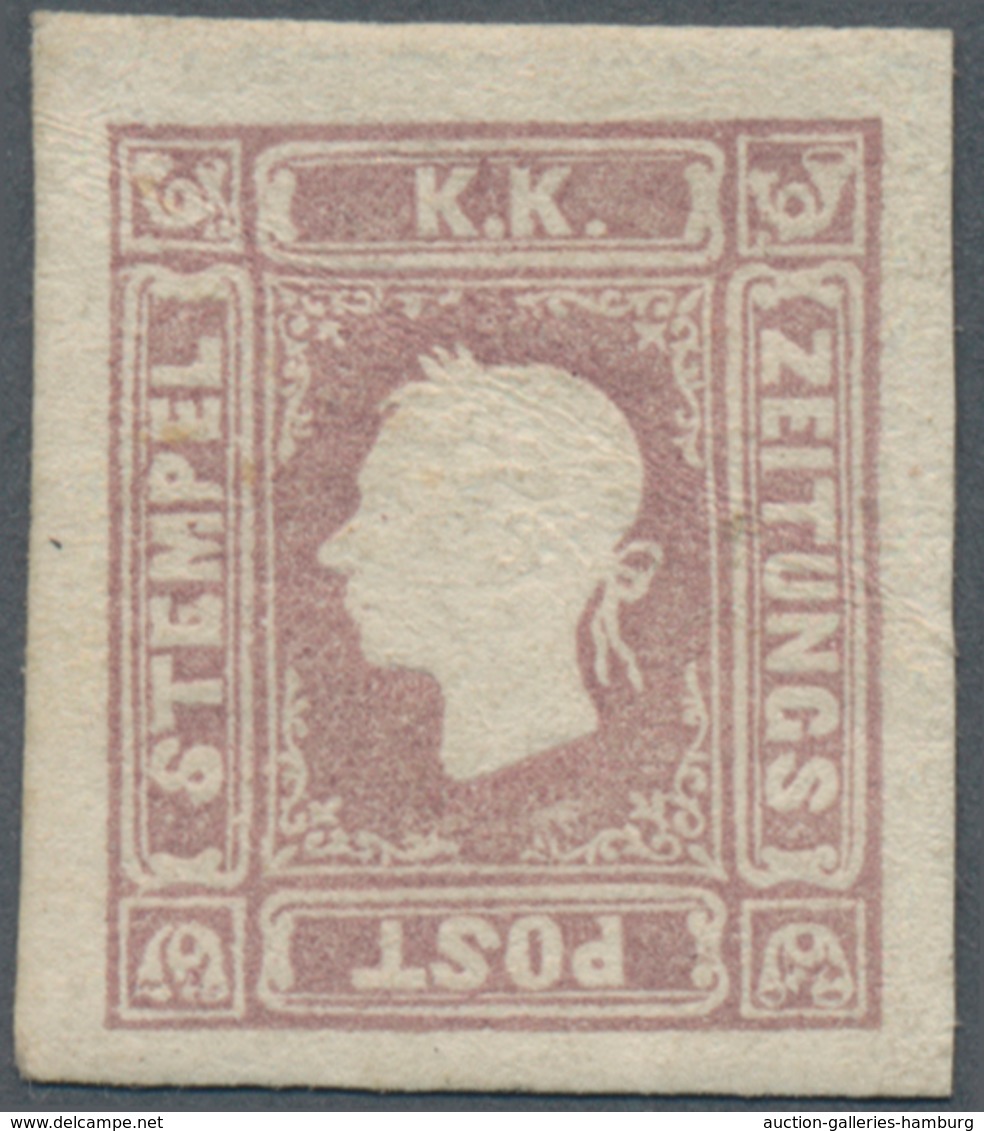 Österreich: 1858/1859, (1.05 Kreuzer Bzw. Soldi) Lila, Type II, Ungebraucht Mit Originalgummi Und Ge - Nuevos