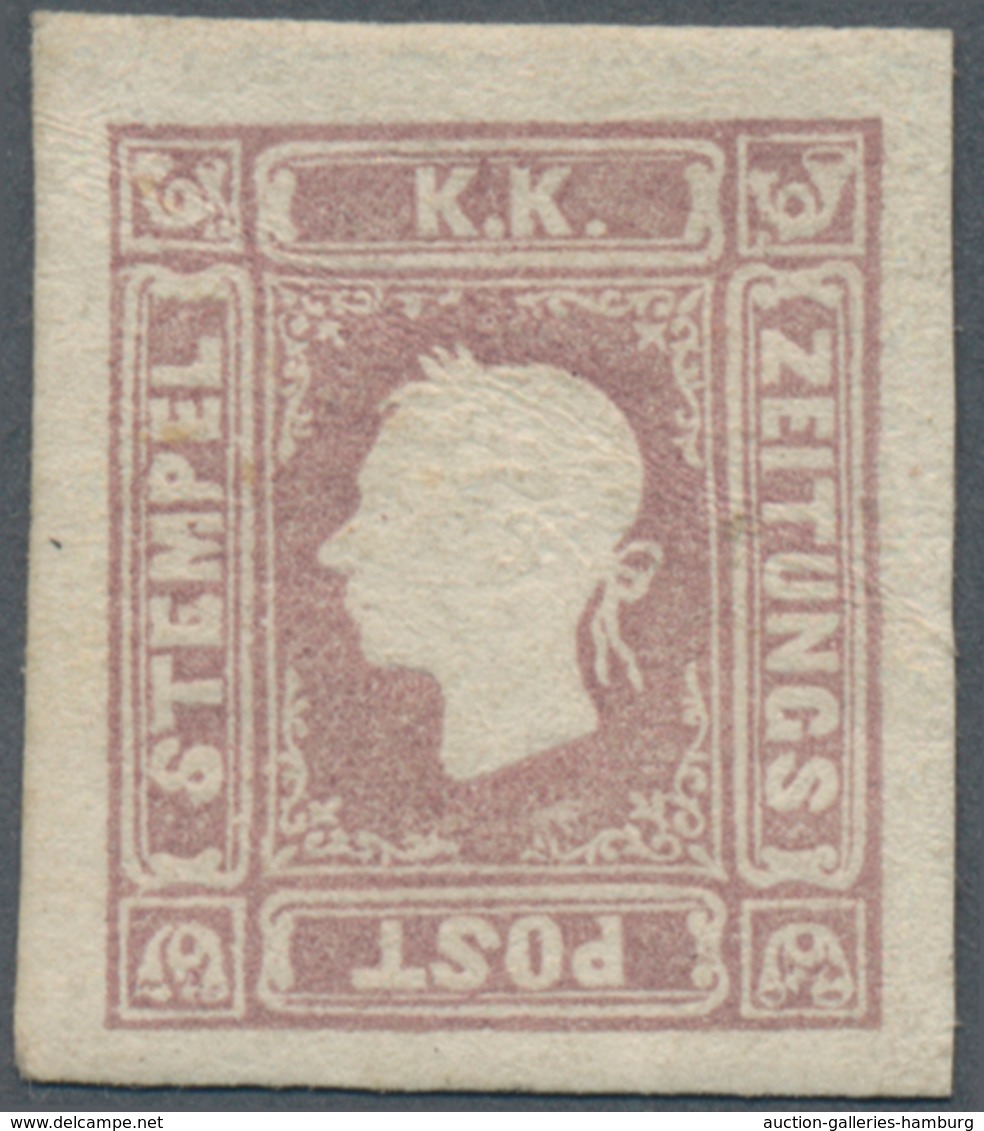 Österreich: 1858/1859, (1.05 Kreuzer Bzw. Soldi) Lila, Type II, Ungebraucht Mit Originalgummi Und Ge - Unused Stamps