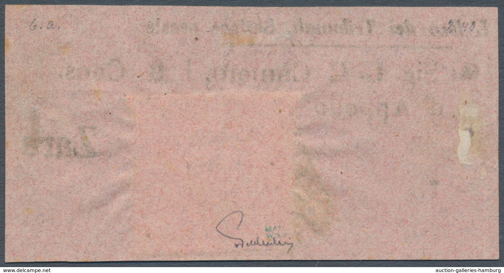 Österreich: 1859, (1,05 Kreuzer) Lila Zeitungsmarke, Type II, Unten Breitrandig, Sonst Allseits über - Neufs